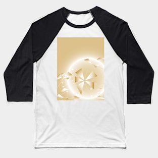 Delicate fractal flowers Baseball T-Shirt